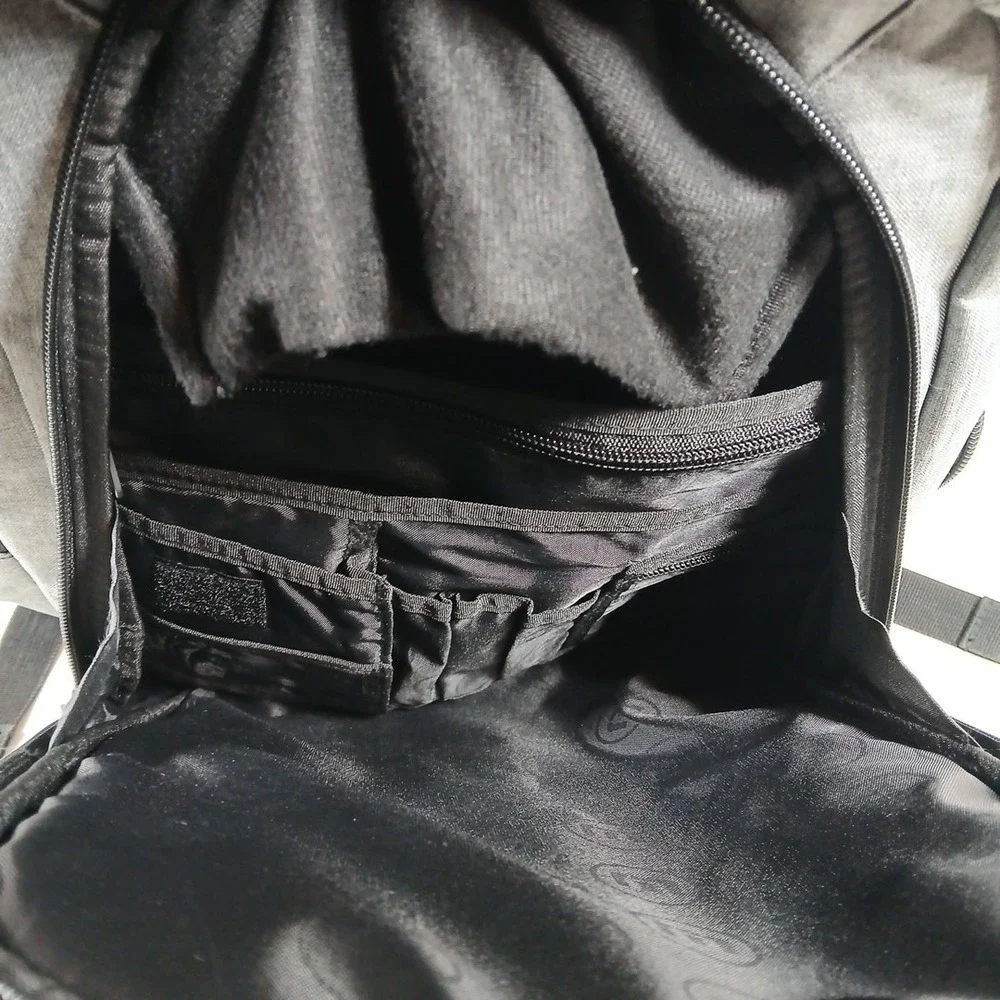 Travis Mathew The Go Laptop Backpack Gray Fleece Lined 12.5